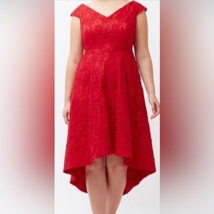 Lela Rose for Lane Bryant Red Dress